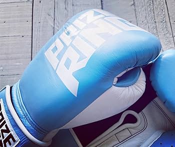 プライズリング ボクシンググローブ 本革製 16oz 青 プライズリング