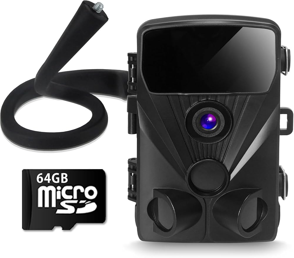 Amazon.co.jp: SecuSTATION トレイルカメラ うねうねくん黒 付属 屋外