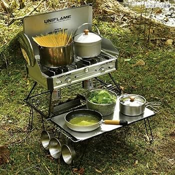 Amazon.co.jp: ユニフレーム フィールドラック スチール ブラック 4枚