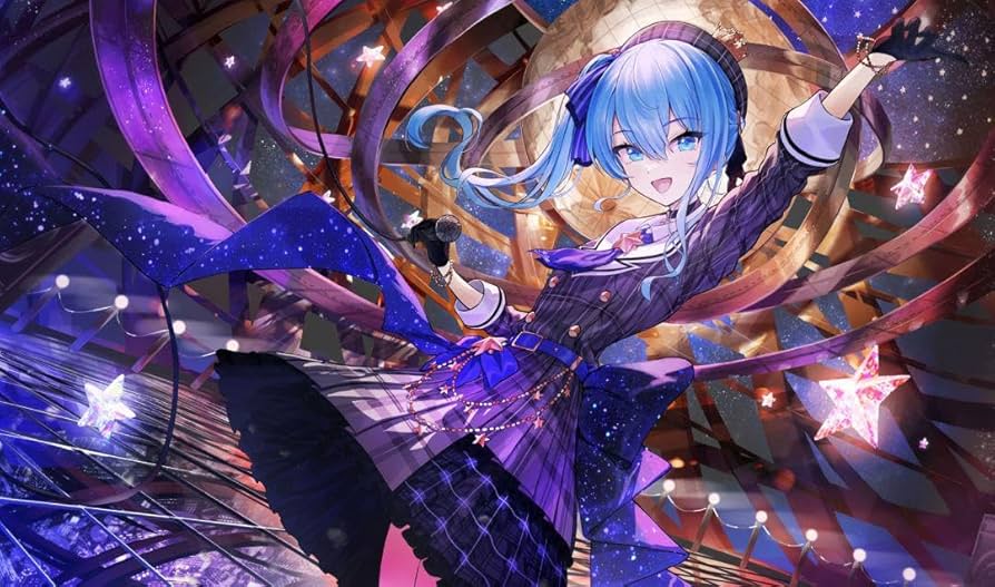 ホ口 星街すいせい ダークドレス スリー プレイマット 混沌の女神様