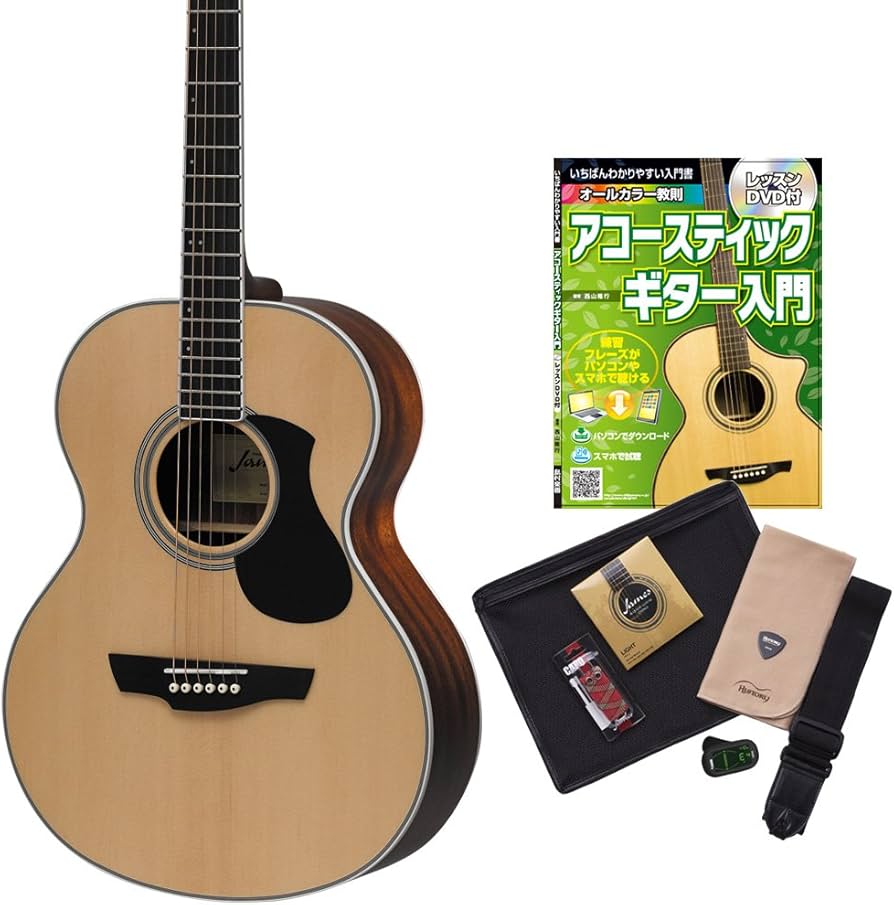 James J-300A NAT アコースティックギター 写真の物全てセット 【公式