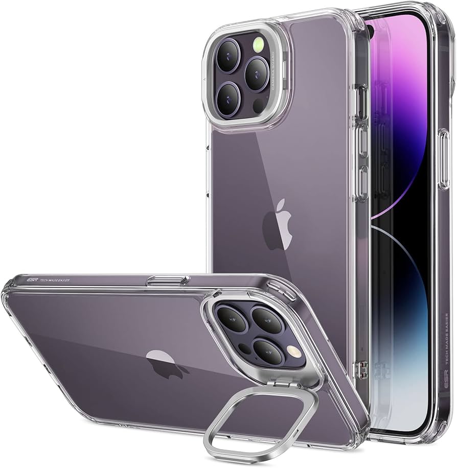 Amazon.co.jp: ESR iPhone 14 Pro Max ケース クリアケース スタンド