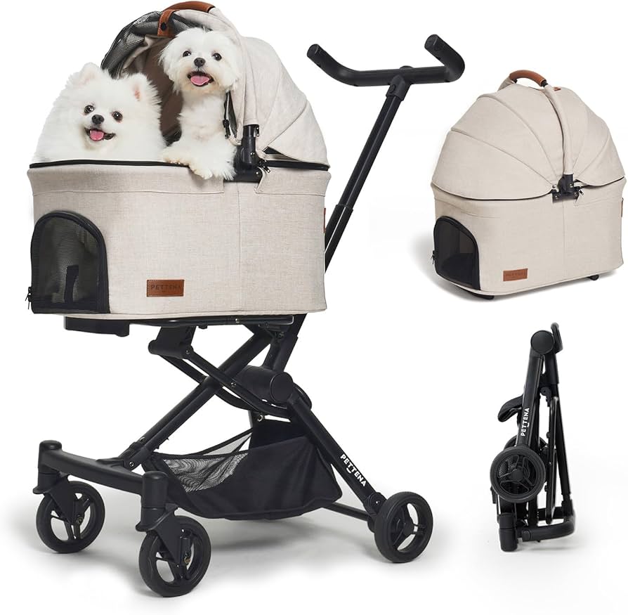 Amazon.co.jp: 【電車で使用可能】PETTENA ペットカート 分離型 耐荷重