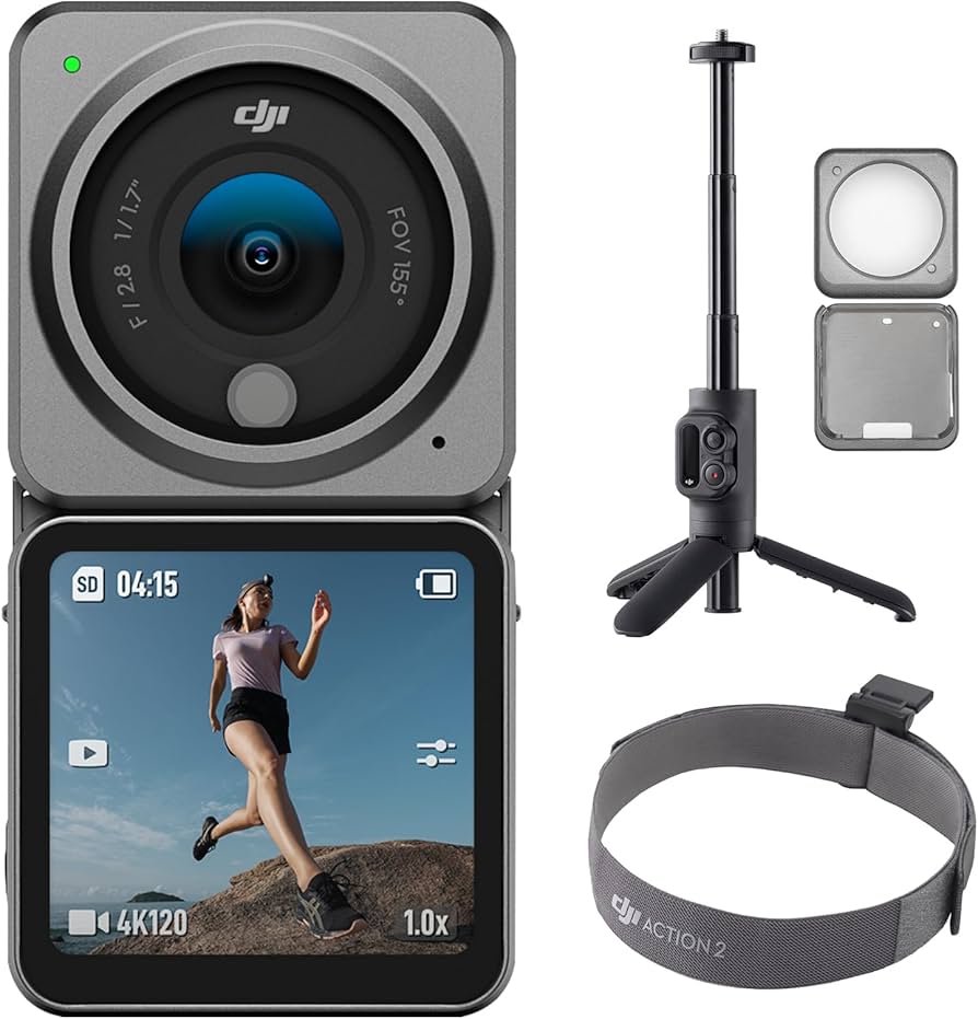 Amazon.com : DJI Action 2 Dual-Screen Traveling Combo (128 GB