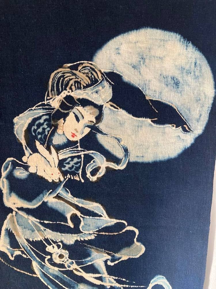 藍染掛け軸(中国書画) 【公式通販】