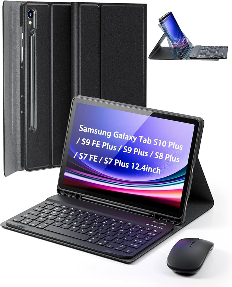Amazon.com: TUNKARMOR Case Keyboard for Samsung Galaxy Tab S10+