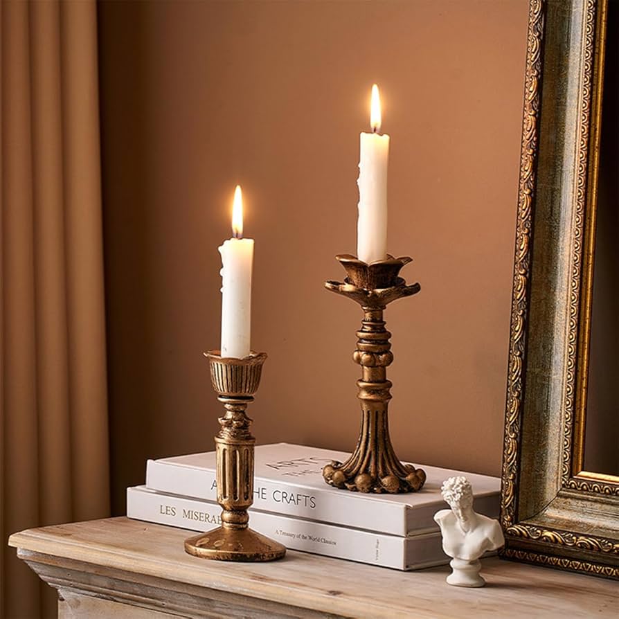 Amazon.co.jp: キャンドルスティックホルダー ヴィンテージ
