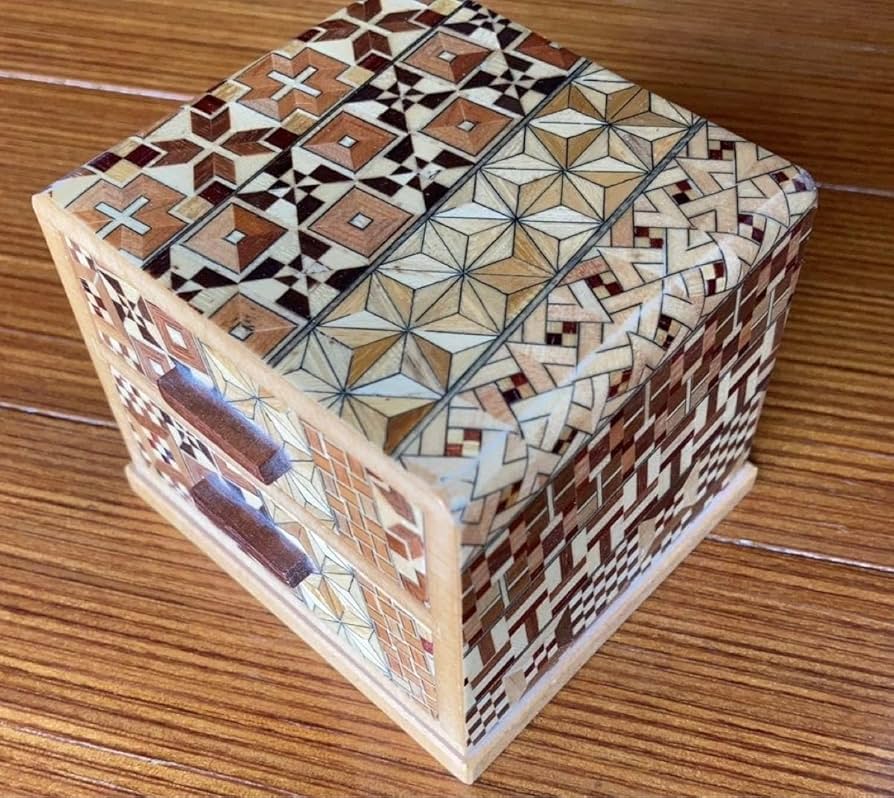 Amazon.co.jp: 箱根寄木細工 伝統的工芸品 ミニ引き出し 木箱 : おもちゃ