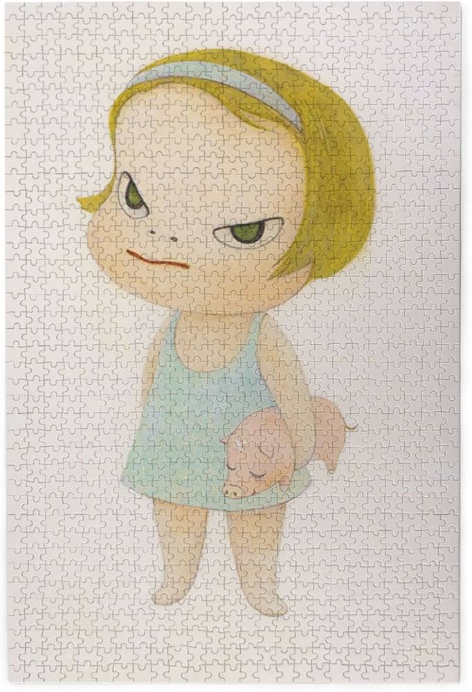 Amazon.co.jp: 奈良美智 ジグソーパズル 1000ピース パズル 子供の