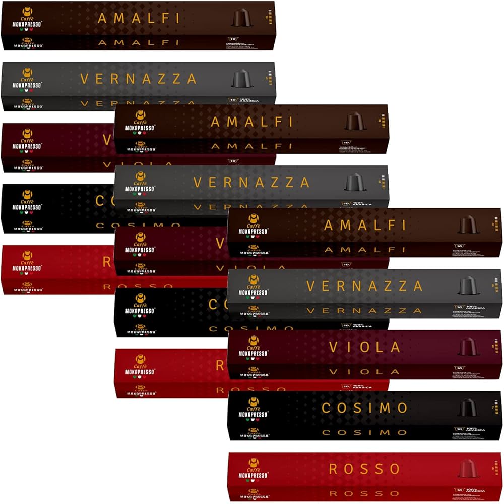 Amazon.co.jp: Mokapresso（モカプレッソ） カプセルコーヒー 5種