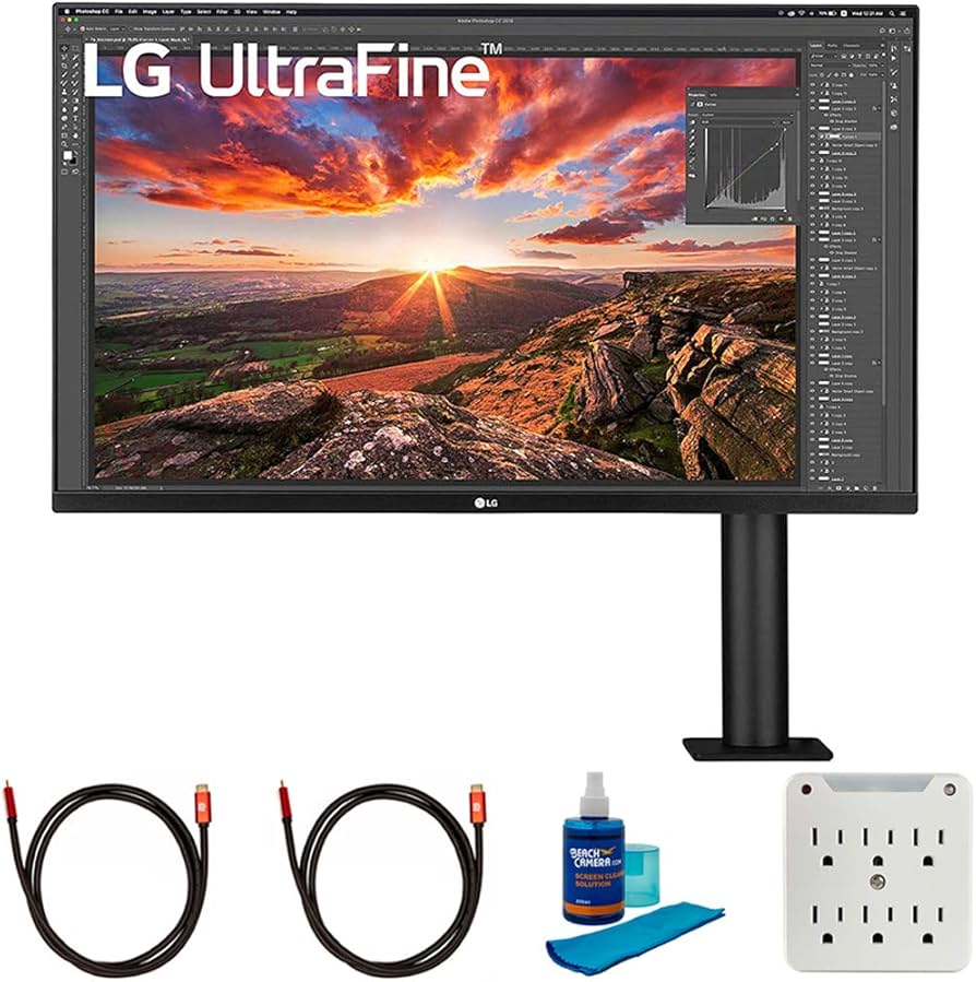 Amazon.com: LG 32UN880-B 32 Inch Ultrafine Display Ergo 4K HDR10