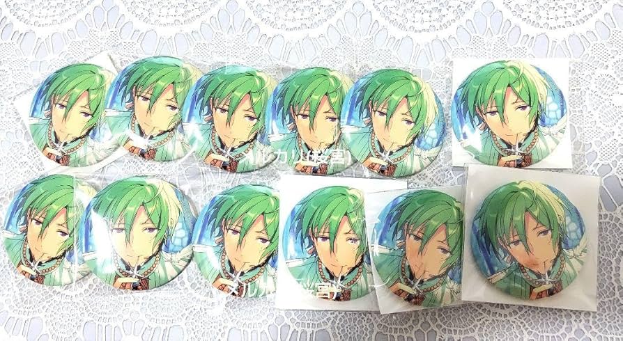 追跡匿名】風早巽 上海限定 傾心 ハート缶バッジ20点 追跡匿名】風早巽