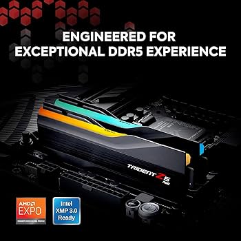 G.SKILL Trident Z5 RGB Series DDR5 RAM (Intel XMP 3.0 & AMD Expo