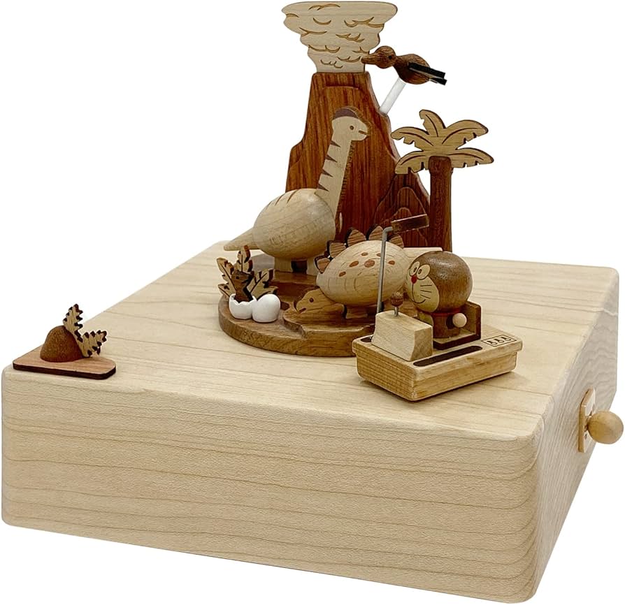 Amazon | サンリオ(SANRIO) 木製 オルゴール ドラえもん タイムマシン