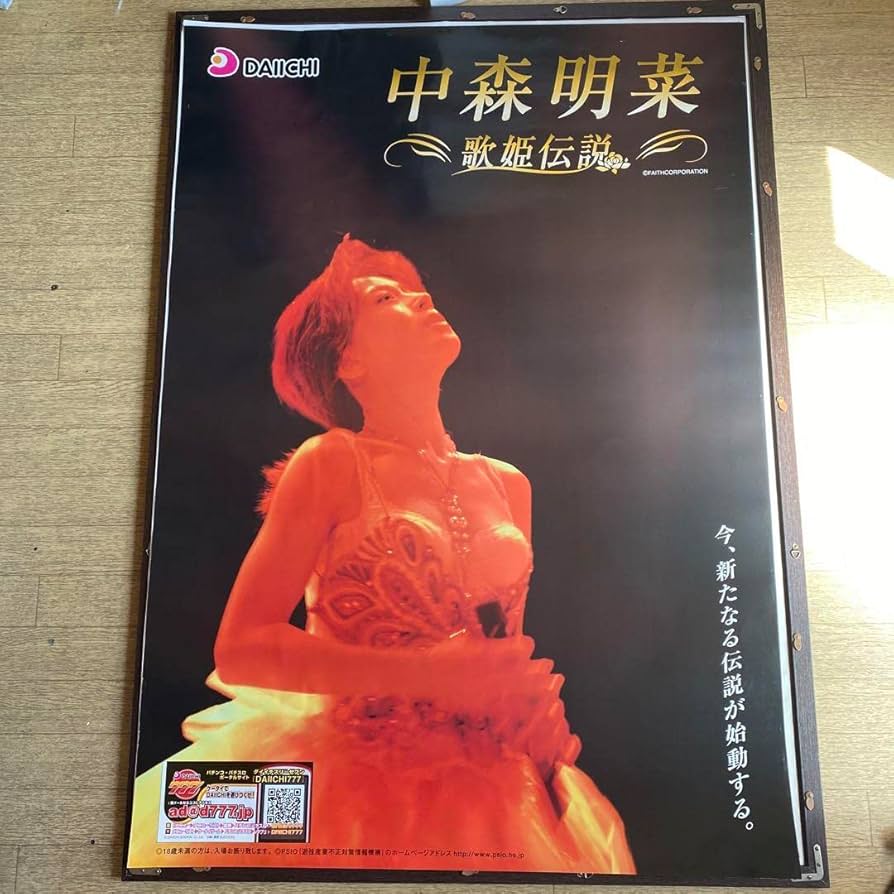 ☆中森明菜☆BIGポスター C☆ケン企画☆美品 中森