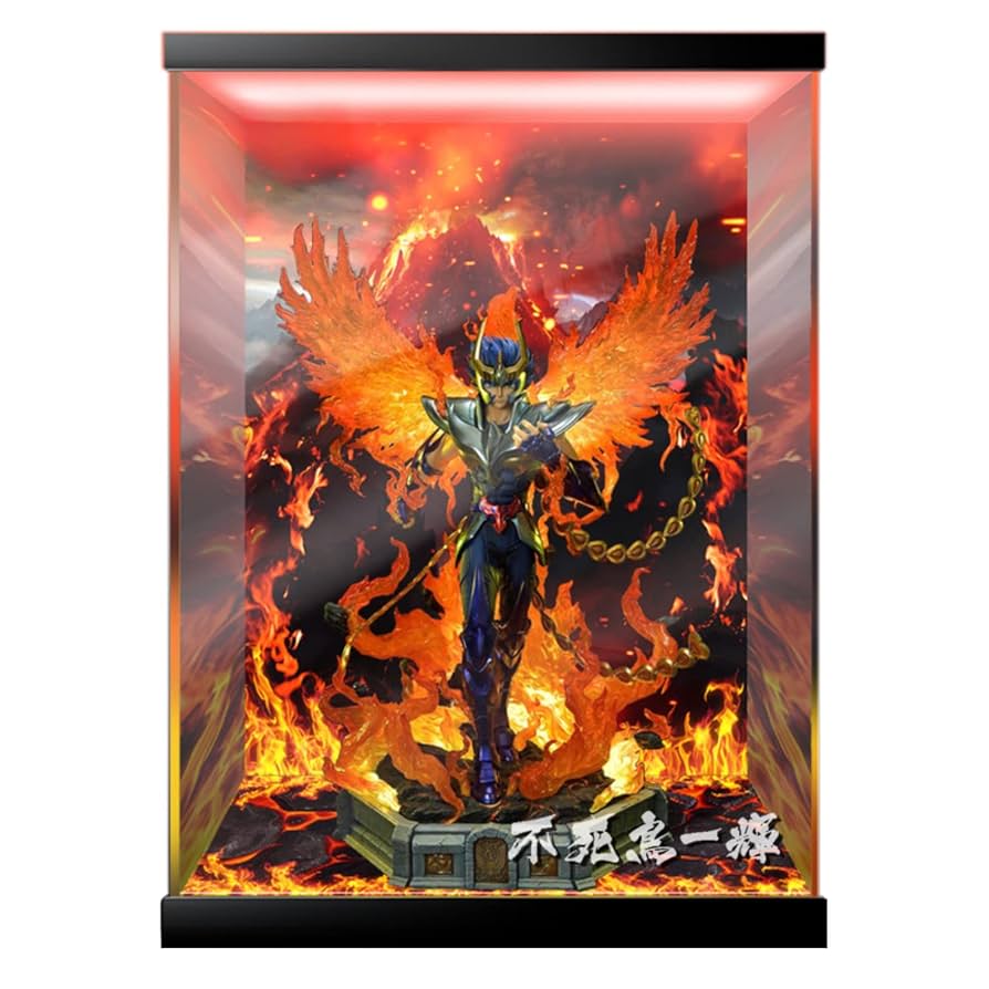 聖闘士星矢 フェニックスの一輝 ポスター 当時物 B2サイズ 聖闘士星矢