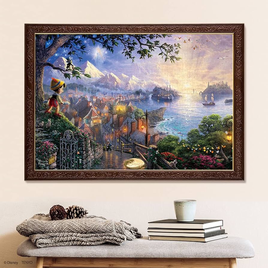 廃盤 未開封 ディズニー ピノキオ 1000ピース ジグソーパズル「星に