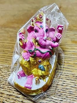 Amazon.co.jp: ピンクのガネーシャ 置物 ピンクガネーシャ 小 バンコク