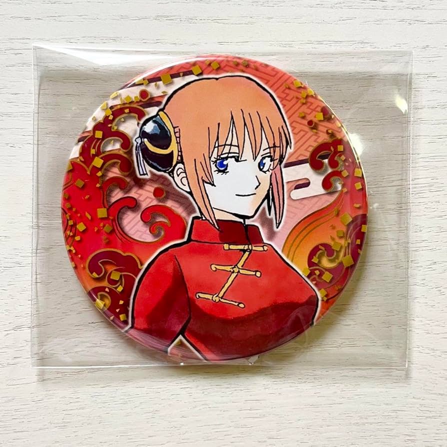 銀魂 神楽 江華 まるかく缶バッジ 銀魂 神楽 江華 まるかく缶バッジ 2025年