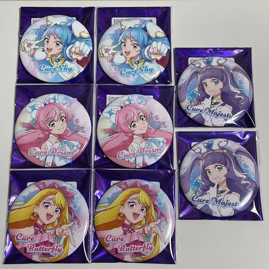 ひろがるスカイ！プリキュア キュアプリズム プリキュア展 缶バッジ