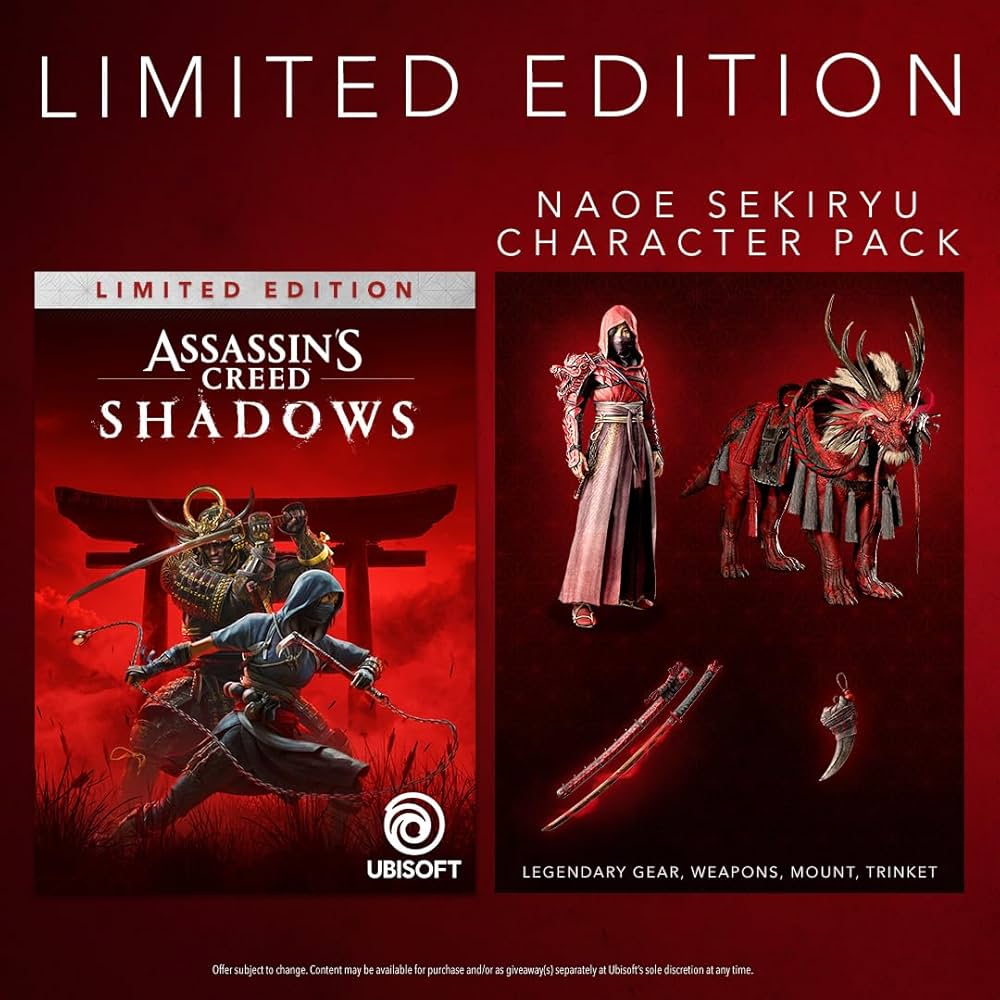 Amazon.com: Assassin's Creed Shadows - Limited Edition (Amazon