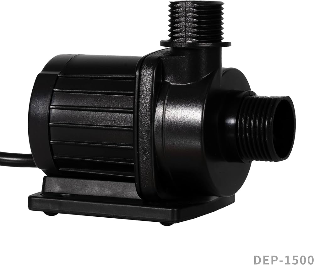 Amazon.co.jp: HSBAO DEP-1200 吐出量1500L/H (毎分25L) 揚程1.6m DC