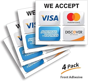 Amazon | iSYFIX クレジットカードステッカー サインステッカー - 4