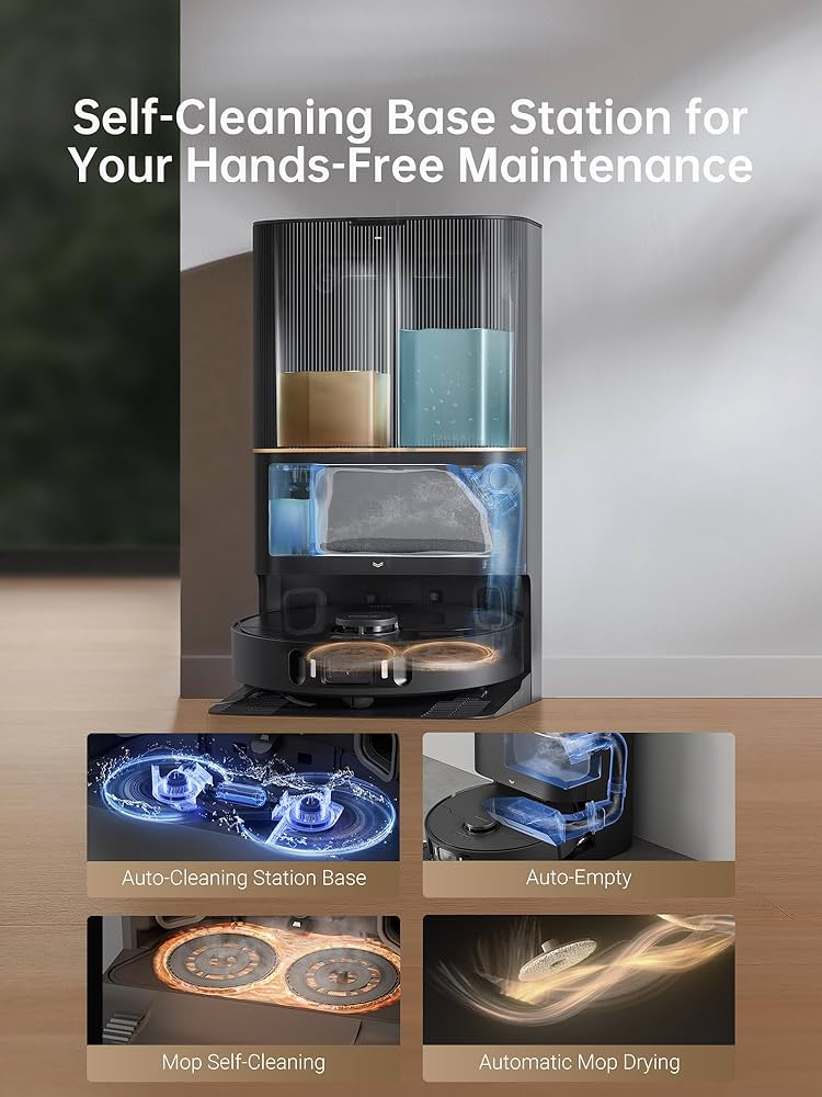 Amazon.com: DREAME X30 Ultra Robot Vacuum and Mop Combo, 8300Pa