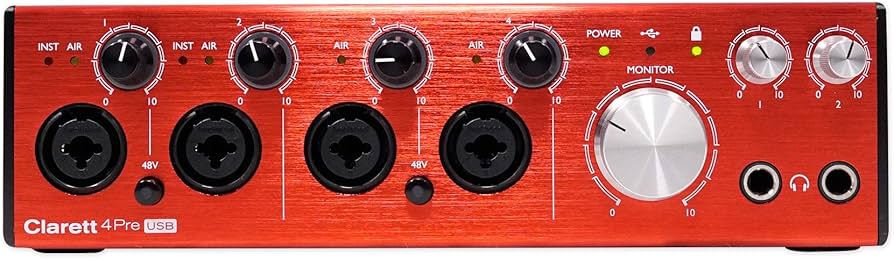 Focusrite Clarett+ 4 Pre USB 美品 FOCUSRITE CLARETT+ 4PRE | サン