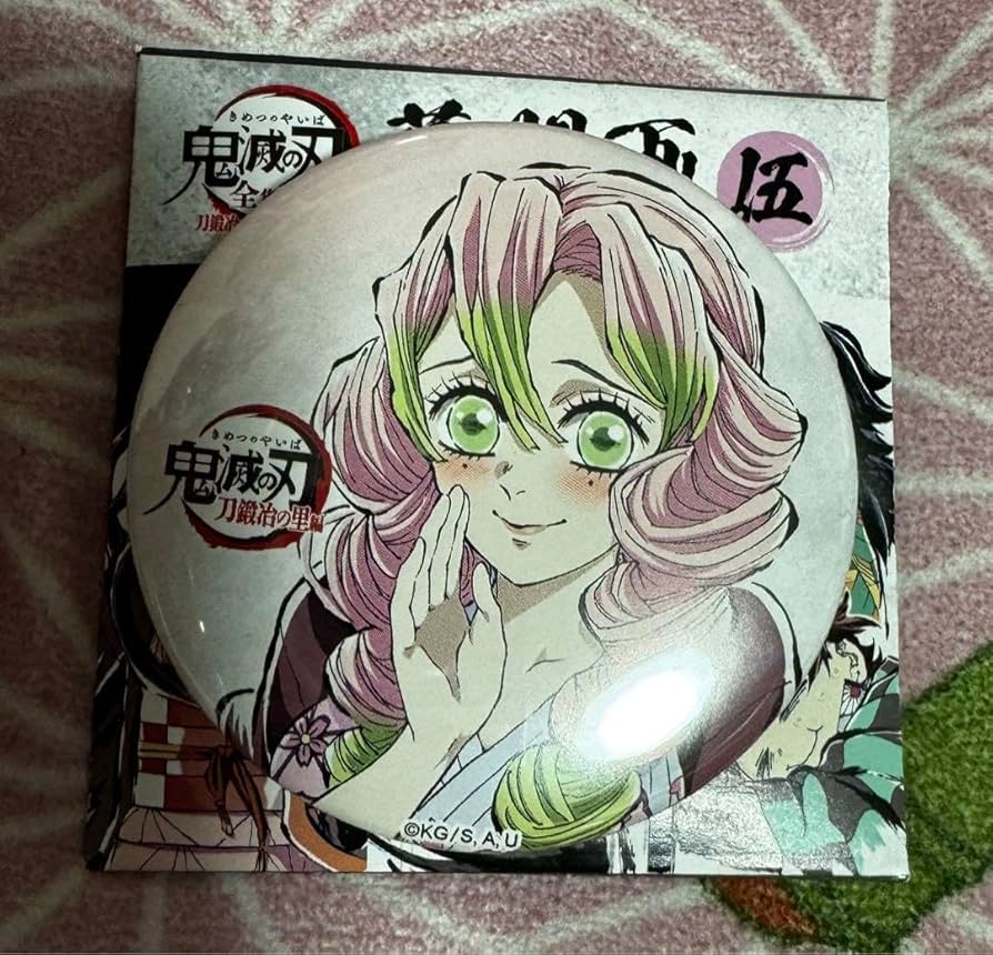 鬼滅の刃 きゃらどり 缶バッジ 蜜璃 鬼滅の刃 きゃらどり