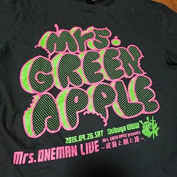 Amazon.co.jp: Mrs.GREEN APPLE 2015 Tシャツ Mサイズ ミセスグリーン