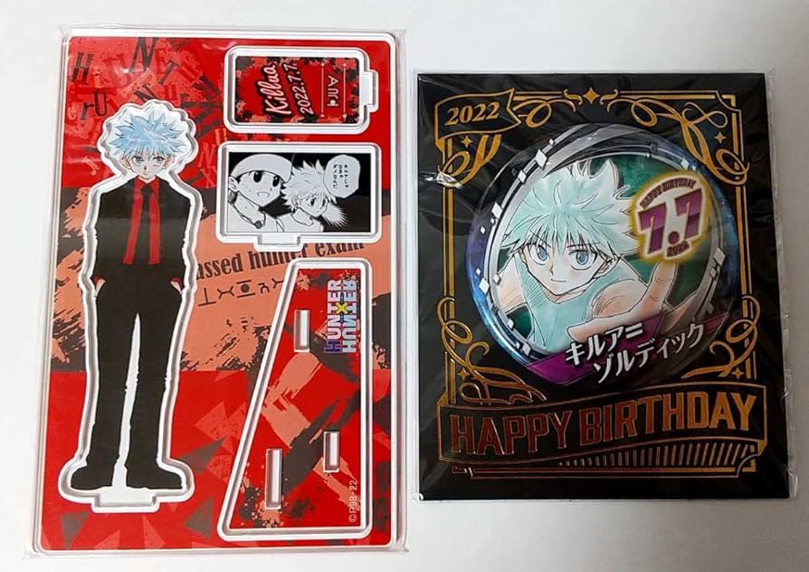 名場面ジオラマフィギュア バースデイ缶バッジ HUNTER×HUNTER キルア