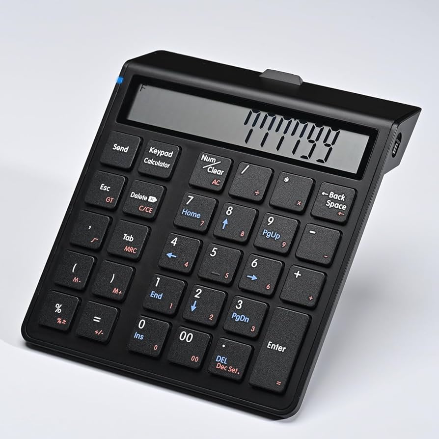 Amazon.co.jp: KcBlue テンキー 電卓 2in1 Bluetooth ワイヤレス 数字