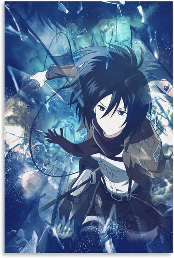 進撃の巨人 ミカサ A4 アートポスター Amazon.co.jp: 進撃の巨人