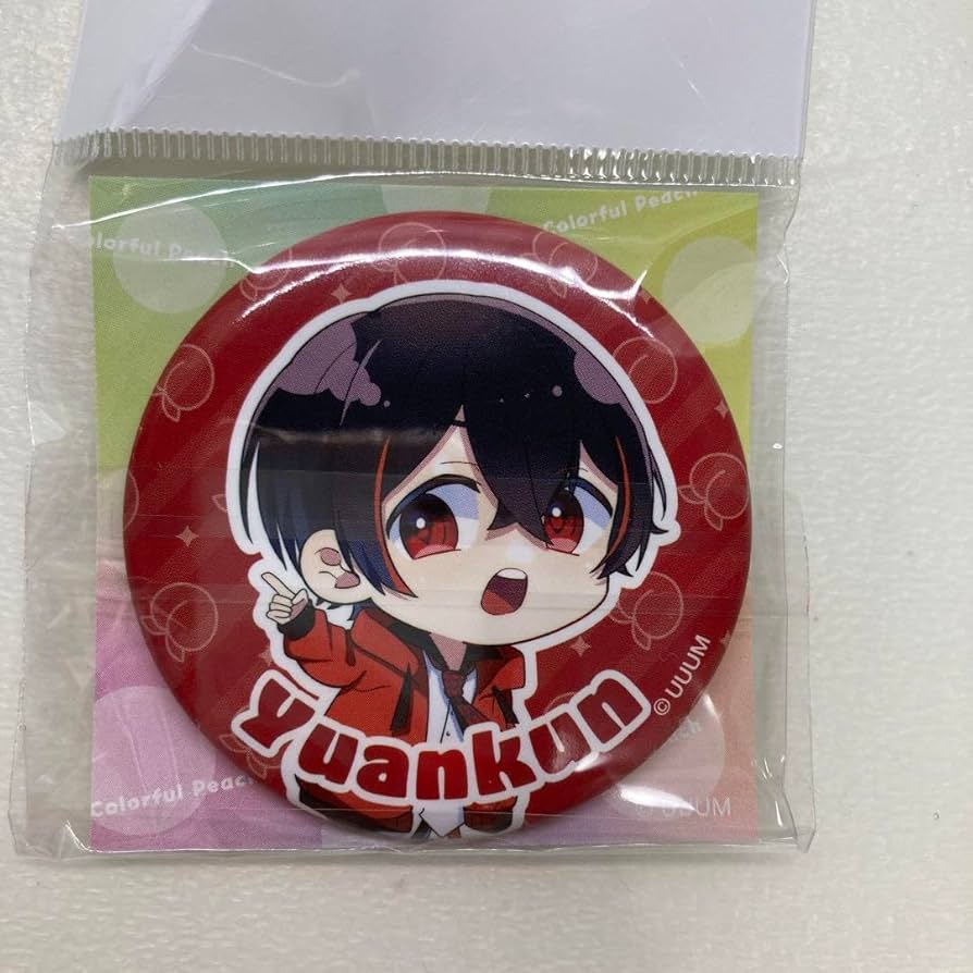 カラフルピーチ ゆあんくん 缶バッジ 40個 カラフルピーチ ゆあんくん