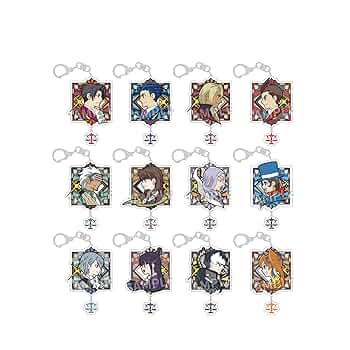 逆転裁判 トレーディングアクリルチャーム アクキー 15周年 特別法廷