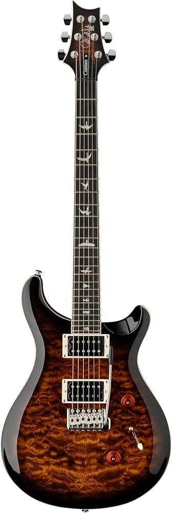 Amazon | SE Custom24 Quilt Black Gold Burst | エレキギター | 楽器