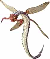 希少・美品】蛇螻蛄ヘビケラ着彩KT-012タケヤ式自在置物海洋堂