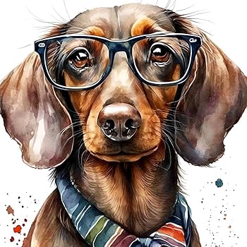 Amazon.co.jp: PET140ダックスフンド 犬アート インテリアポスター