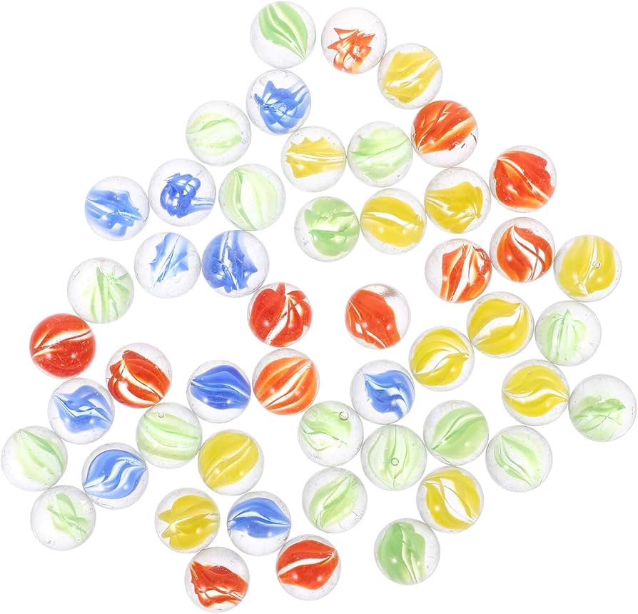 カラフルガラス玉コレクション 11個アンティーク カラフルガラス玉