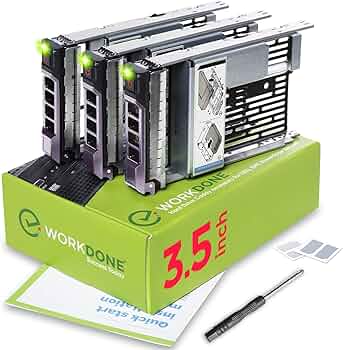 Amazon.com: WORKDONE 3-Pack - 3.5 inch Hard Drive Caddy with 2.5