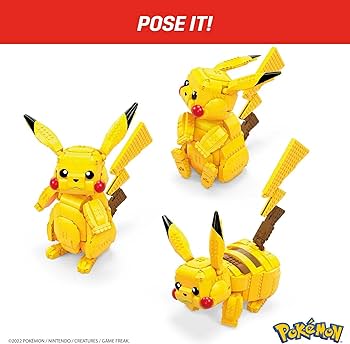 Amazon.com: MEGA Pokémon Building Toys Set Jumbo Pikachu with 806