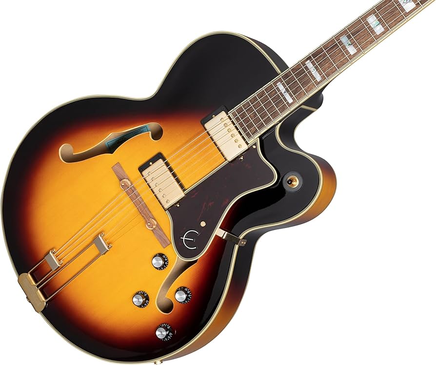 Amazon | Epiphone Broadway Vintage Sunvurst エレキギター フルアコ