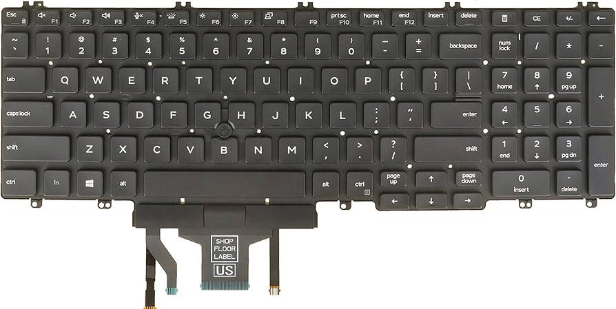 Amazon.com: AZUBAYCOM US English Layout Laptop Keyboard for Dell