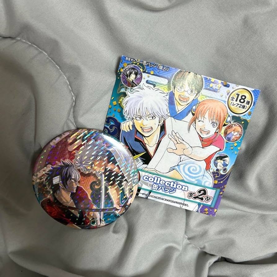 銀魂 アニプレックス ホログラム 缶バッジ 高杉晋助 2点 セット 銀魂