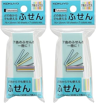 Amazon.co.jp: コクヨ 付箋 タックメモ どの色からでも使える 75mm