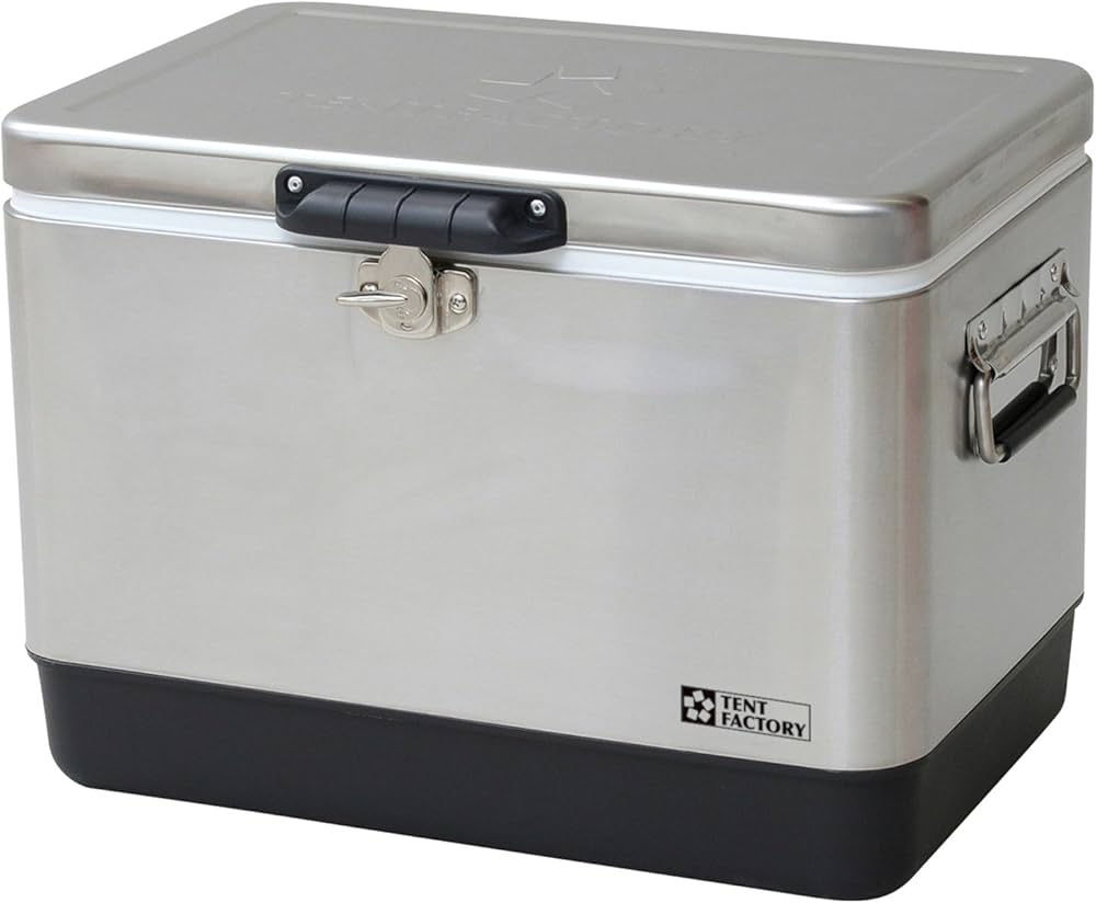 Amazon | テントファクトリー クーラーボックス メタルクーラー