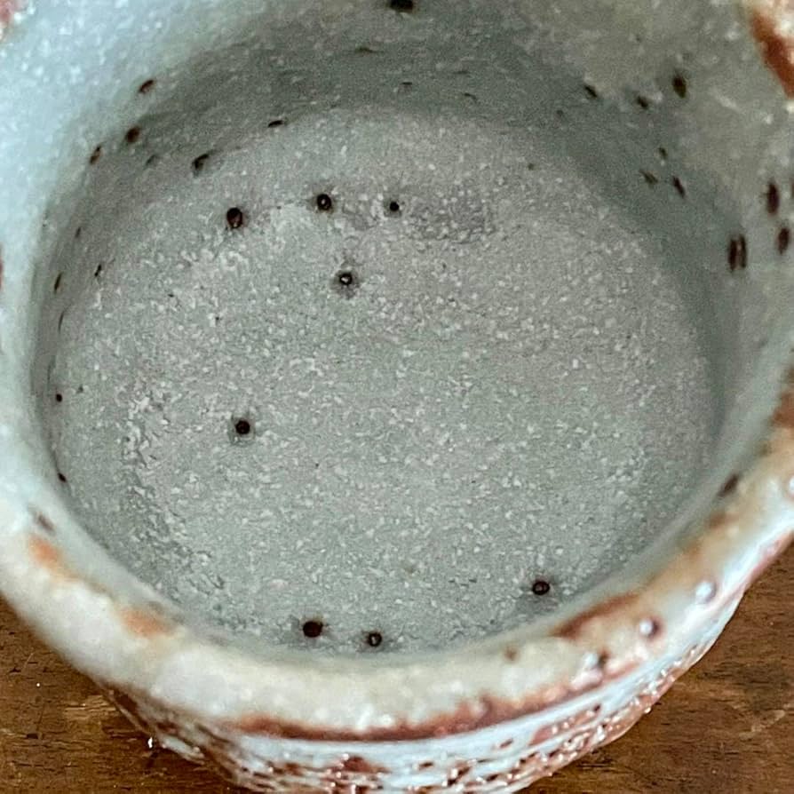 Amazon.co.jp: 作家物 王子窯 加藤土史路 鼠志野 湯呑 瀬戸焼 : ホーム