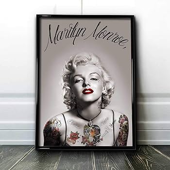 Amazon.co.jp: モマリリンモンロー 刺青 ポップアート 合成 モダン