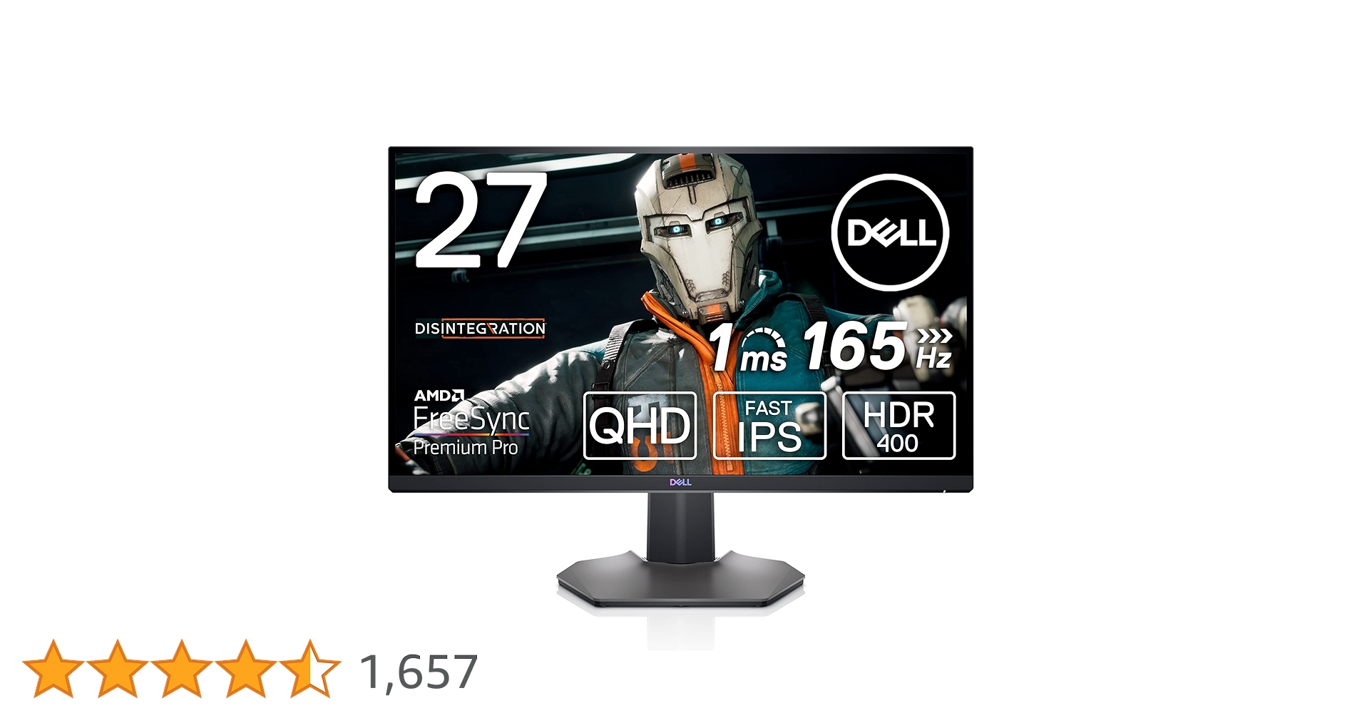 クリアランス 27インチWQHDゲーミングモニター DELL S2721DGF DELL